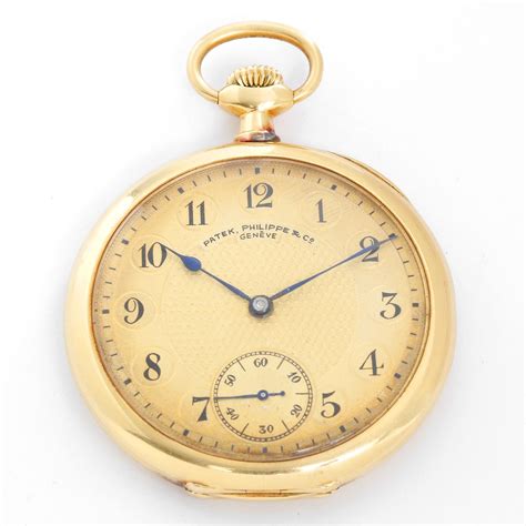 patek philippe yellow gold pocket watch